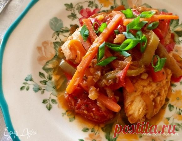 Куриные грудки с овощами рецепт 👌 с фото пошаговый | Едим Дома кулинарные рецепты от Юлии Высоцкой