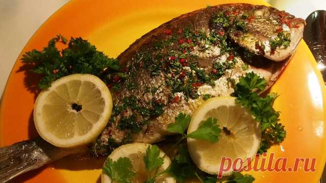 Dorade aus dem Ofen - Rezept mit Bild - kochbar.de