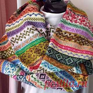 Многоцветное вязание в стиле Fair isle