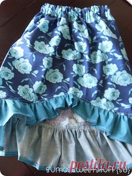 Юбка для девочки!МК.