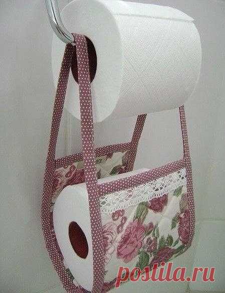 Храним туалетную бумагу красиво — Сделай сам, идеи для творчества - DIY Ideas