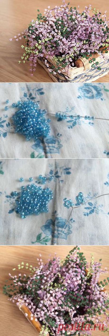 Корзина с вереском - Ярмарка Мастеров - ручная работа, handmade