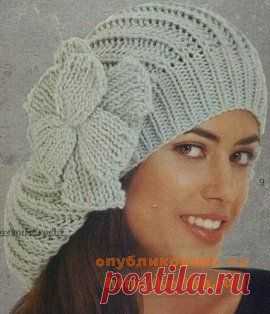 Вязаный берет на сайте вязание спицами knitka.ru. И другие вязаные береты в рубрике Вязание для женщин, Вязание для женщин