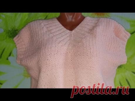 Жилетка женская  ОВЕРСАЙЗ .ЧАСТЬ ВТОРАЯ