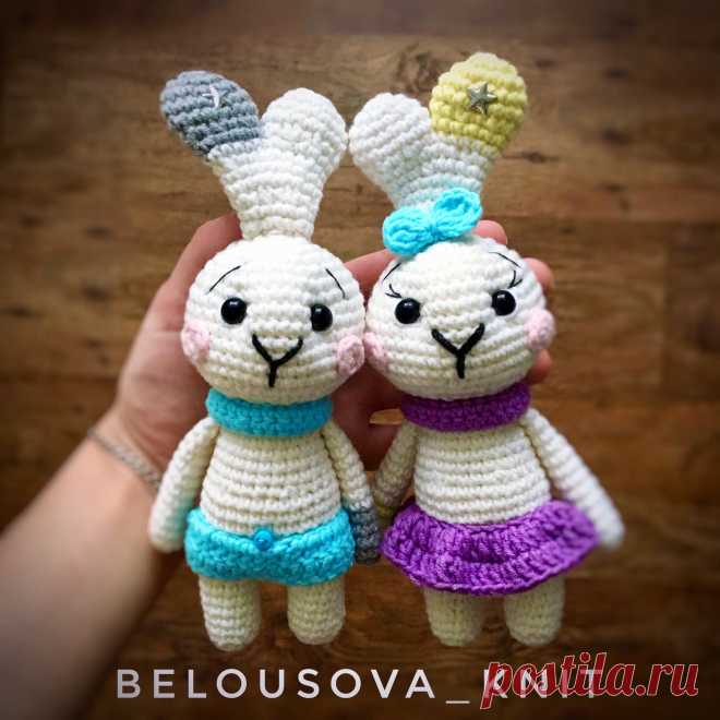 PDF Весенние Зайки крючком. FREE crochet pattern; Аmigurumi animal patterns. Амигуруми схемы и описания на русском. Вязаные игрушки и поделки своими руками #amimore - заяц, зайчик, кролик, зайчонок, зайка, крольчонок.