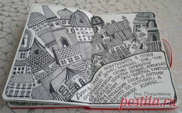 Zentangle & Doodling / Зентангл и Дудлинг. Поэтапное рисование - Ярмарка Мастеров - ручная работа, handmade