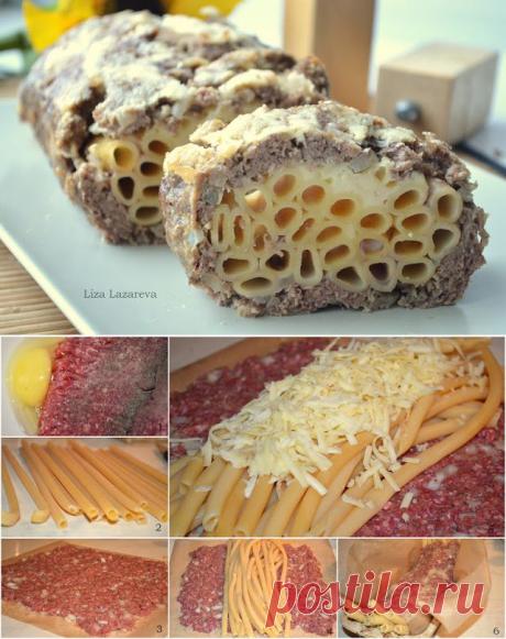 НОВАЯ ПОДАЧА СТАРОГО БЛЮДА - МАКАРОНЫ ПО-ФЛОТСКИ РУЛЕТОМ.