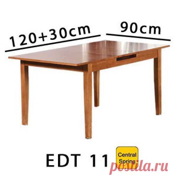 Стол обеденный EDT 11 (новый орех) - купить по специальным ценам в Краснодаре в интернет-магазине мебели "Эксперт-Мебель"