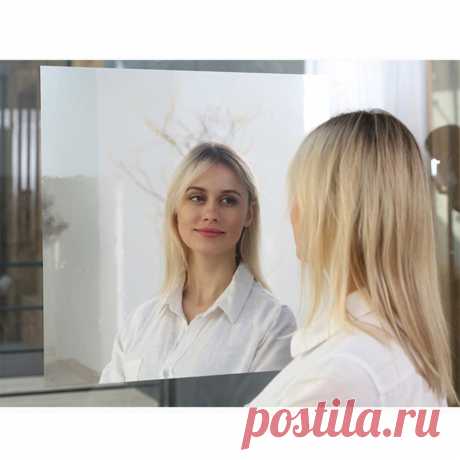 Зеркальные наклейки на стену, водонепроницаемая самоклеящаяся пленка, зеркальная креативная Серебряная наклейка, декоративное съемное зеркало для гостиной|Декоративные зеркала| | АлиЭкспресс