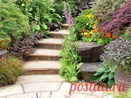 Каменные ступени в ландшафтном дизайне. | КеДР | Яндекс Дзен