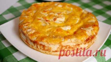 Готовим вкусный мясной пирог без теста