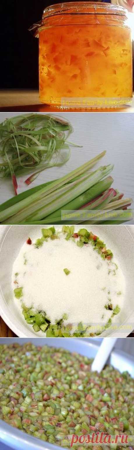 Варенье из ревеня - Кулинарные рецепты