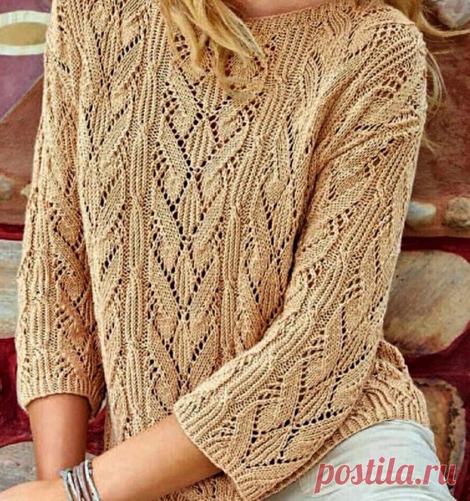 Подборка джемперов с оригинальными узорами для вязания + мастер-класс.  1. Джемпер с оригинальным узором и «косами» из журнала «Verena» No 3/2019.
2. Джемпер из журнала Burda.
Creazion, No 1, 2019 с оригинальным переплетением косичек.
3. Джемпер с узором из «косы» и «шишек» от итальянского дизайнера Bisi.
4. Джемпер от британского дизайнера Joshua Harrison из журнала Vogue.
5. Джемпер из коллекции модного дома Chanel.
6. Вязаный свитер с узором в виде крупных «листьев» от Gucci.
7. Вязаный сви…