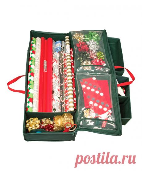 Richards Homewares Green Holiday Gift Wrap Storage Bag | zulily