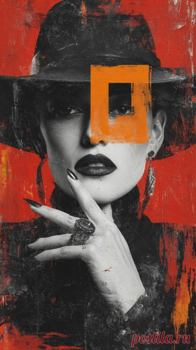 Элегантный портрет женщины в драматичной черно-белой палитре с акцентом на яркие цвета. Нейронная сеть Midjourney - Midjourney примеры промтов - Форум ИИ о нейросетях - Yes Ai