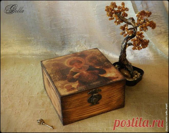 Декупаж - Сайт любителей декупажа - DCPG.RU | Шкатулка 