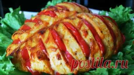 Куриные грудки с помидорами в духовке: очень вкусно, невероятно красиво и чрезвычайно просто! - Скатерть-Самобранка - медиаплатформа МирТесен