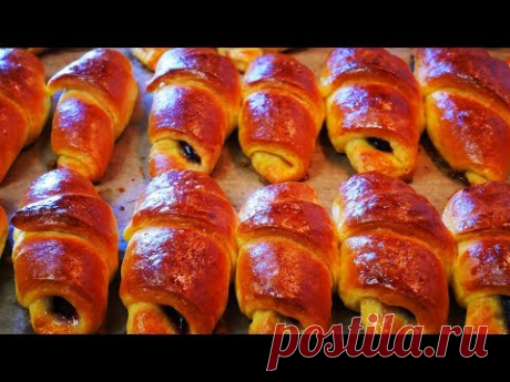 ВЫПЕЧКА с которой ЗАБУДЕШЬ обо ВСЁМ !!!! Рогалики со сливами