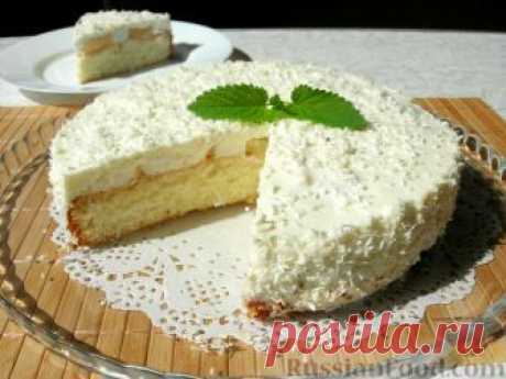 Невероятно вкусный торт &quot;Пина колада&quot; с нежным суфле - настолько вкусный, - словами не передать