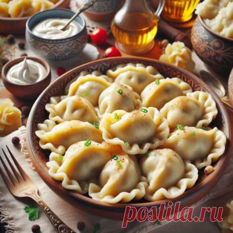 Вареники с картошкой &amp;#x1f954; — Пошаговый рецепт приготовления 2024 | Простые и вкусные домашние рецепты