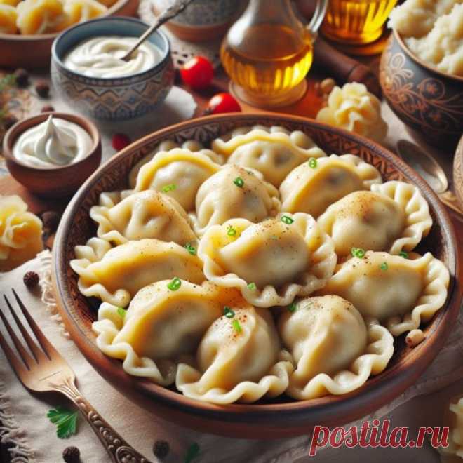 Вареники с картошкой &#x1f954; — Пошаговый рецепт приготовления 2024 | Простые и вкусные домашние рецепты