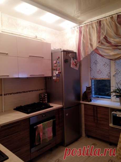 Уютная семейная кухня 7.8 кв. м. — Роскошь и уют