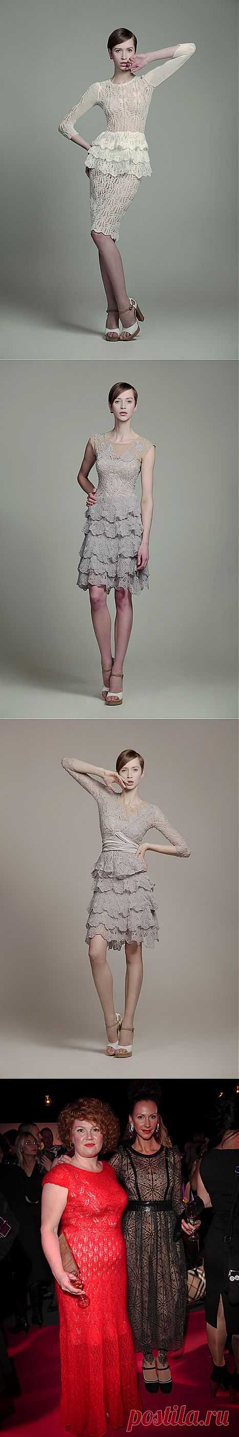 ВЯЗАНЫЕ ПЛАТЬЯ Kristina Viirpalu.