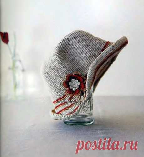 Шляпа с цветком