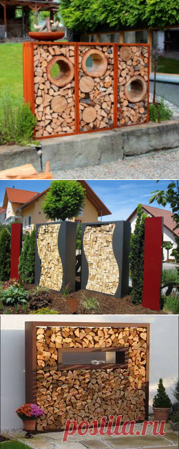 Ограждения с использованием природных материалов - Садоводка