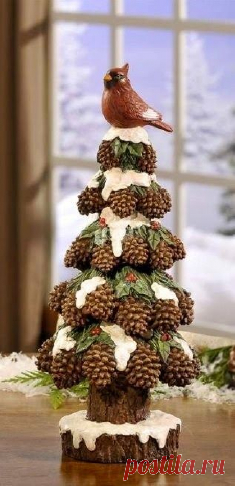 Pine Cone Ornaments | Рождественские Елки, Деревья и Рождество