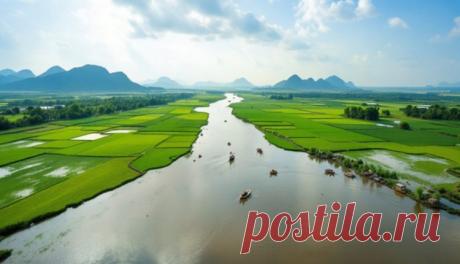 Лонгсьен — город на воде, где жизнь течёт размеренно, как Меконг