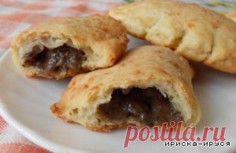 Сырная самса с грибами - кулинарный рецепт