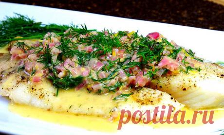 Запеченная рыба (тилапия) с соусом
Отличный рецепт приготовления запеченной тилапии с соусом.