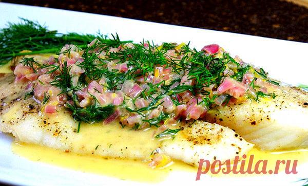 Запеченная рыба (тилапия) с соусом
Отличный рецепт приготовления запеченной тилапии с соусом.