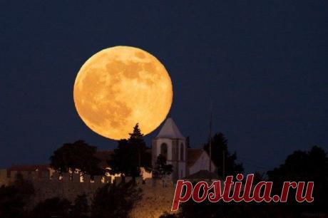 Оптические иллюзии природы |Лунная иллюзия
Наверно, многие замечали, насколько огромной иногда кажется восходящая луна, в то время как ‎в зените ее размеры оказываются совсем не так впечатляющи. Все дело здесь в ее соотношении ‎с окружающими объектами, становящимися ориентирами для восприятия.‎