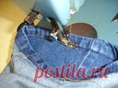 (44) Achei muito interessante postar esse  passo a passo para fazer barra da calça jeans original,muita gente tem curiosidade de como fazer. ...