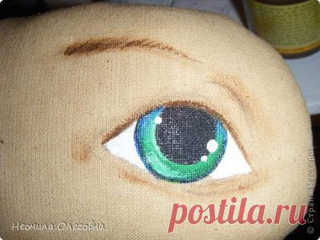 МК рисуем лицо текстильной кукле... | Страна Мастеров