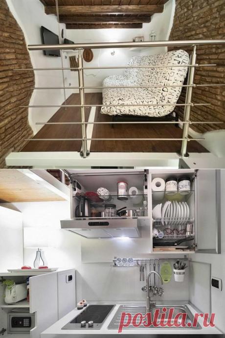 (+1) тема - Холостяцкий уголок площадью 7 м2 | Интерьер и Дизайн