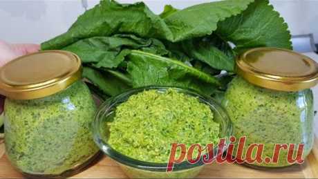 Приправа из Листьев ХРЕНА на ЗИМУ! СУПЕР добавка ко многим блюдам!