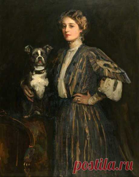 “VIOLET AND GOLD (L ‘Entente Cordiale)”, by John Lavery, 1905-1906 – &quot;THE GREATEST OF ART&quot;
