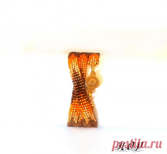 Браслет "L'été indien" | biser.info - всё о бисере и бисерном творчестве