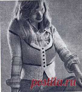 Вязаный жилет. Идеи из старых журналов. | ИЗ СЕМЕЙНОГО СУНДУЧКА | Татьянин блог