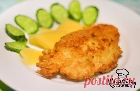 КУРИНАЯ ГРУДКА В КАРТОФЕЛЬНО-СЫРНОМ КЛЯРЕ