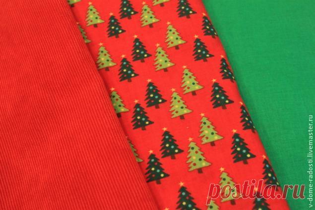 МК Новогодняя сумка почтальона и брелок Елочка - Ярмарка Мастеров - ручная работа, handmade