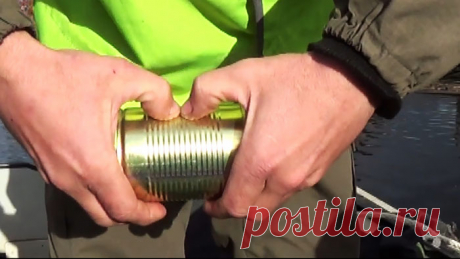 Как открыть консервную банку голыми руками