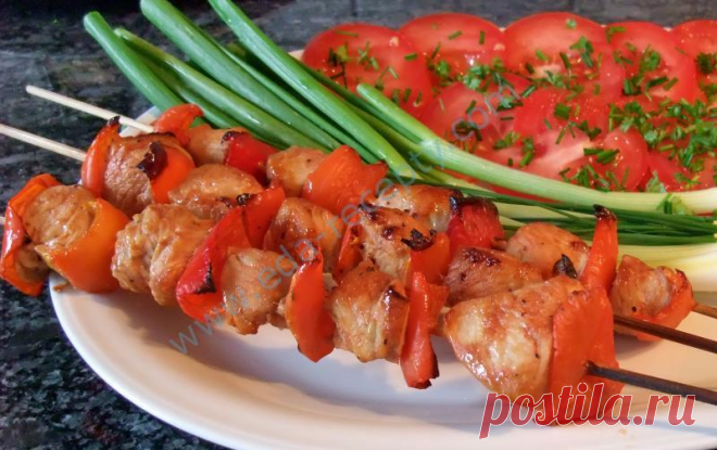 ШАШЛЫК ИЗ ИНДЕЙКИ В КЕФИРНОМ МАРИНАДЕ