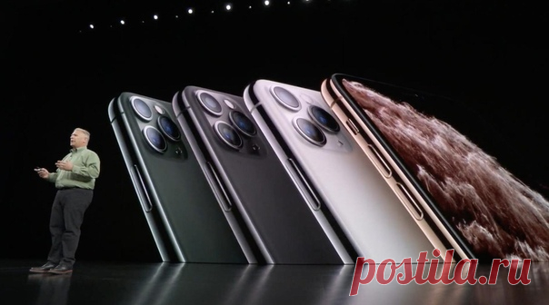 iPhone 11 Pro и 11 Pro Max порадуют новым зелёным цветом и матовым стеклом на спинке. А дисплей теперь получил название Super Retina XDR!
