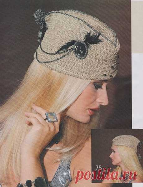 Стильная пилотка крючком с выкройкой — как связать или сшить | Мой Милый Дом