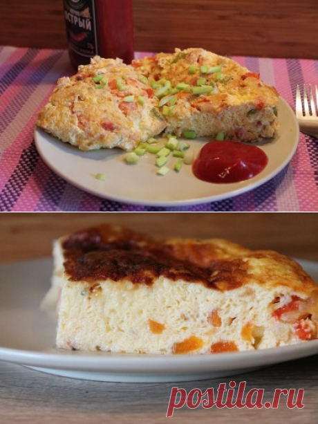 Омлет в мультиварке (два варианта)