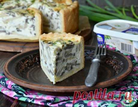 Сырный пирог с грибами – кулинарный рецепт